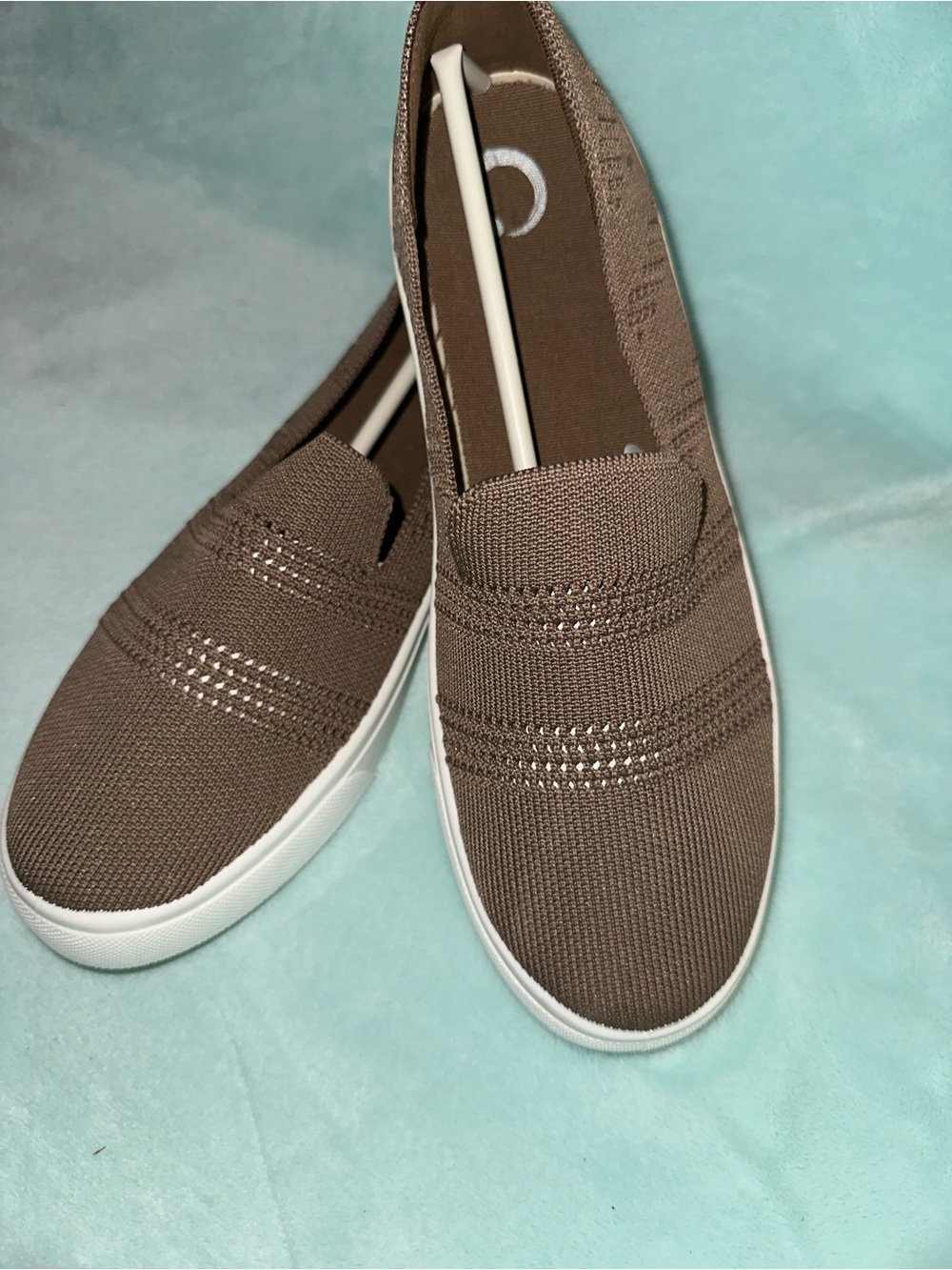 Journee Collection Taupe Meika Slip-On Sneakers